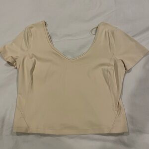 Lululemon cropped shirt